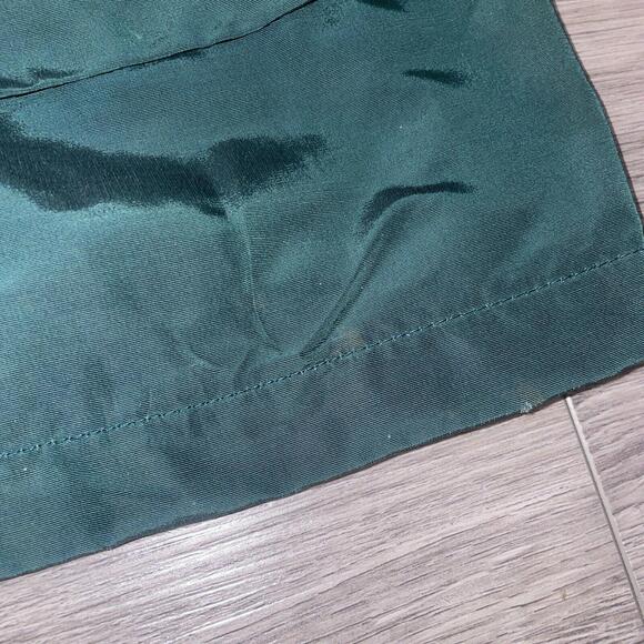 Woolrich Jacket Parka Mens Sz M Green Hooded Plaid Lined USA Barn Coat Zip 80s - Picture 4 of 9